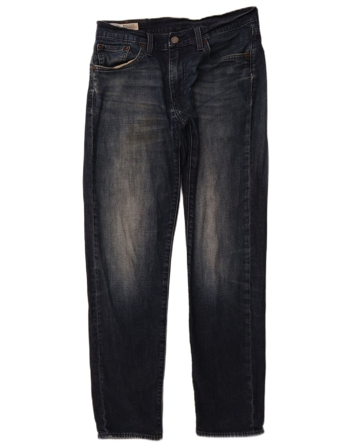 LEVI'S Mens 511 Slim Jeans W30 L30 Navy Blue Cotton