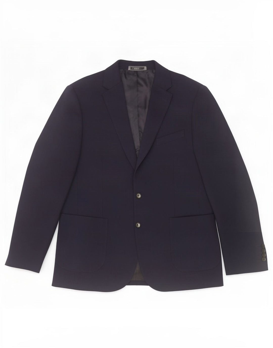 Marks & Spencer Veste blazer à 2 boutons pour homme UK 42 Large Bleu Marine Polyamide