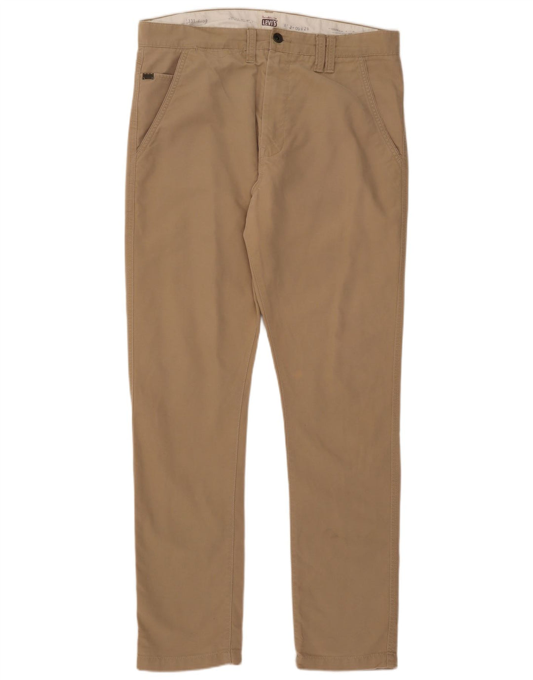 Levi's Mens Slim Chino Trousers W37 L33 Beige