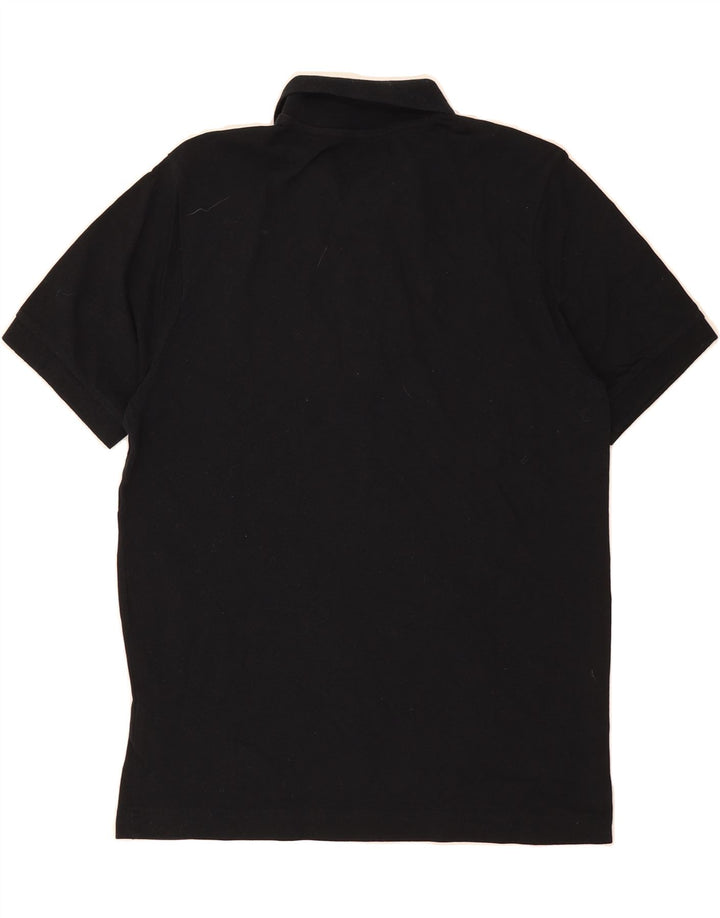 KAPPA Mens Polo Shirt Medium Black Cotton Vintage Kappa and Second-Hand Kappa from Messina Hembry 