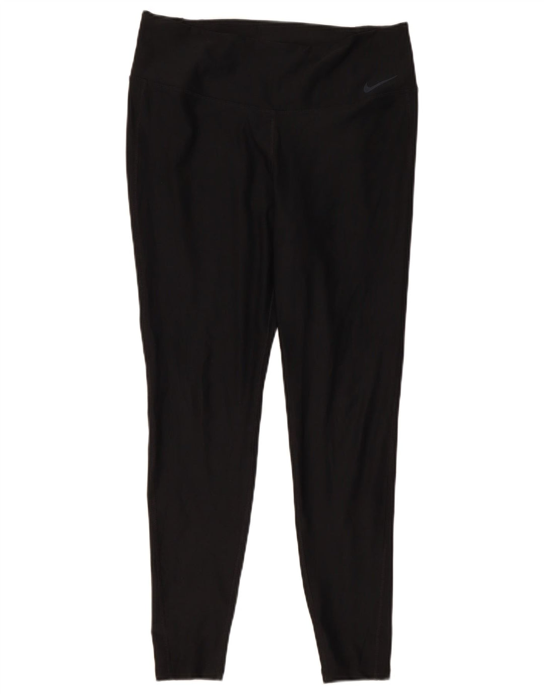 Nike Dame Dri Fit Leggings UK 14 Large Black Polyester