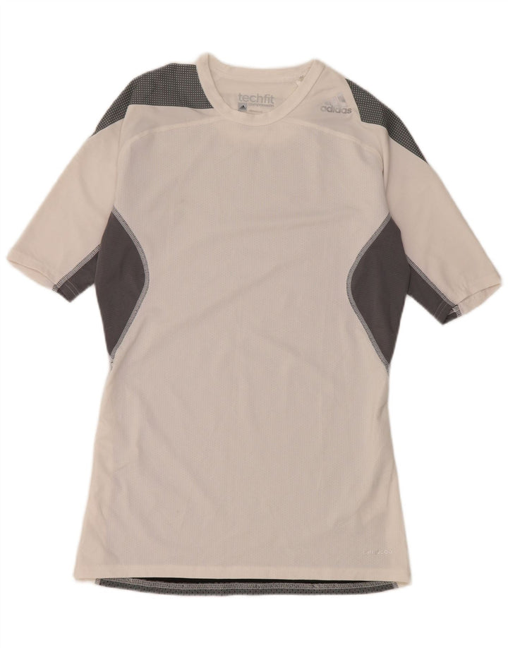 T-shirt grafica da uomo Adidas Compression Top Large White Colourblock