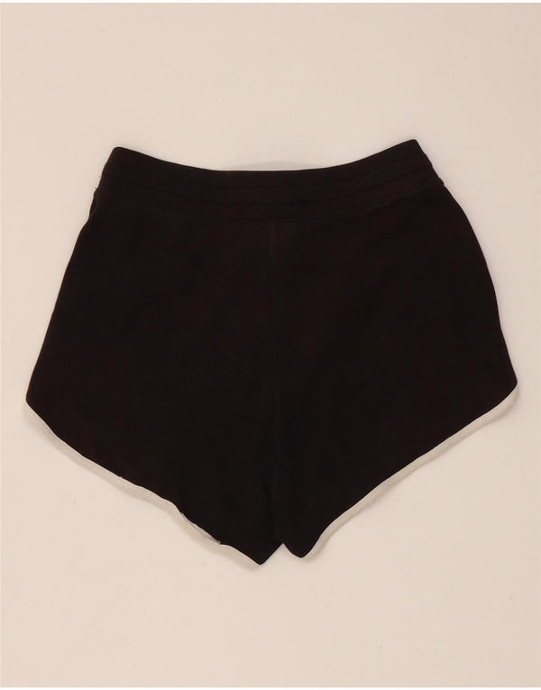 Champion Womens Sports Shorts UK 8 Small Black Bomuld
