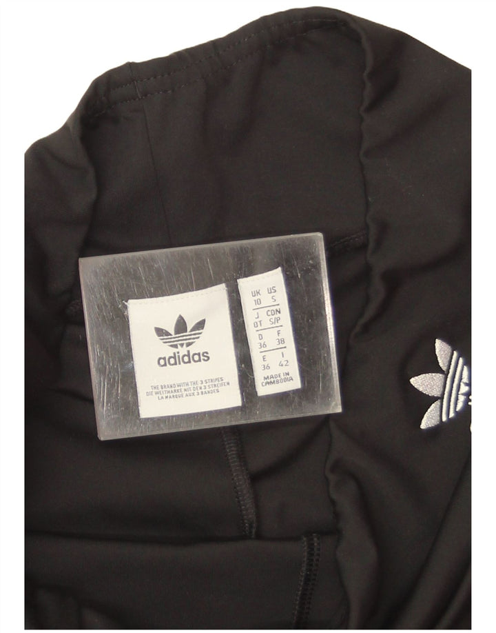Adidas Womens Sport Shorts UK 10 Small  Black Polyester