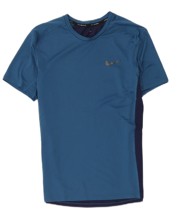 Tricou Nike Dri Fit pentru bărbați Top Medium Blue Colorblock