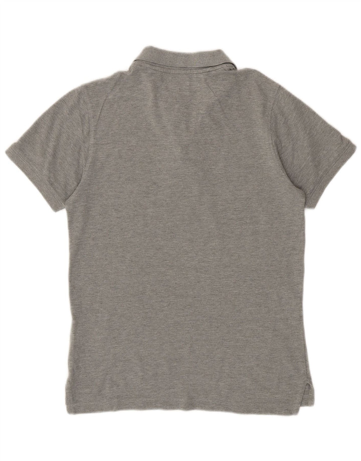 TOMMY HILFIGER Mens Polo Shirt Small Grey Cotton