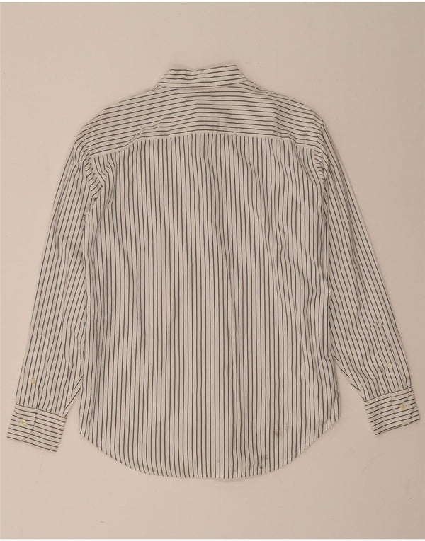 Ralph Lauren Womens Shirt US 6 Medium White Striped Cotton