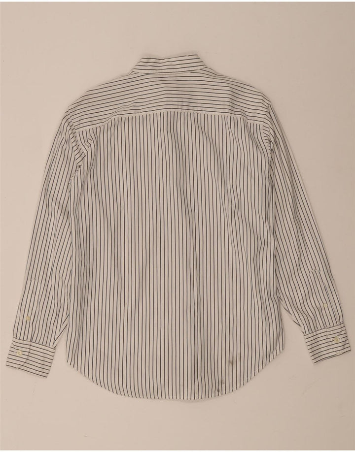 Ralph Lauren Dameskjorte US 6 Medium hvid stribet bomuld