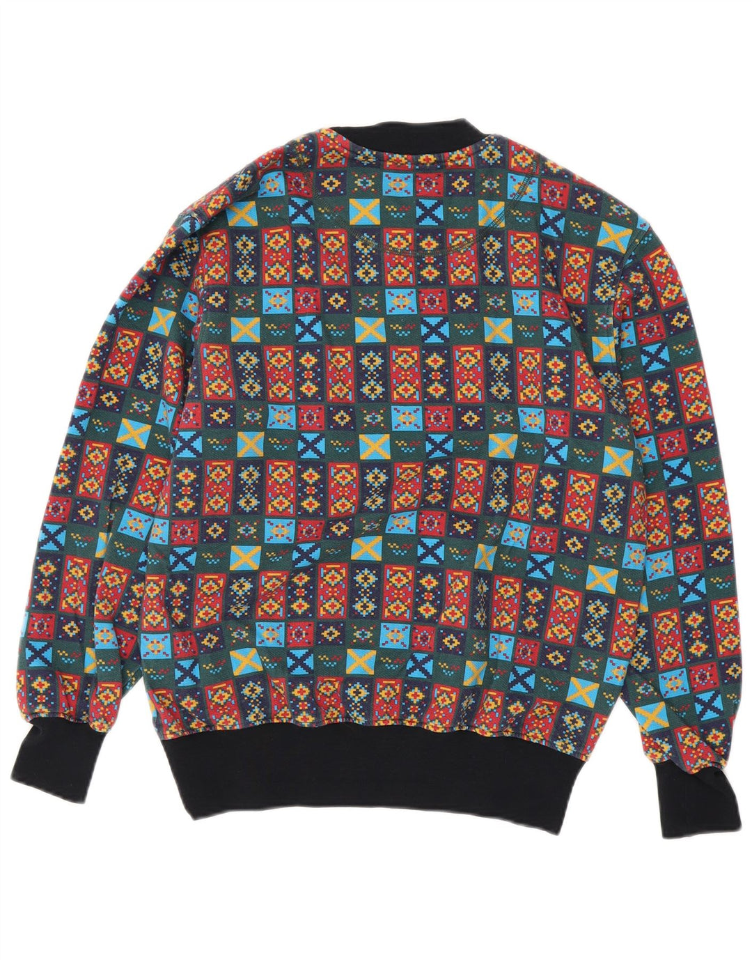JOHNNY LAMBS Herre Sweatshirt Jumper Medium Flerfarvet Geometrisk