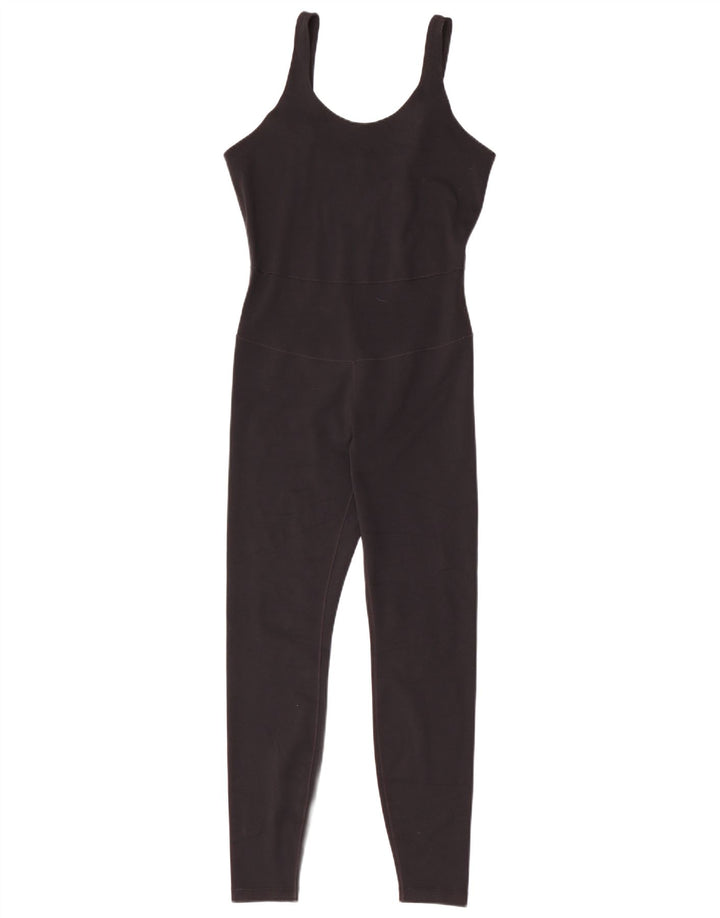 Nike Womens Dri Fit Ärmelloser Overall UK 8 Small Schwarz Polyester