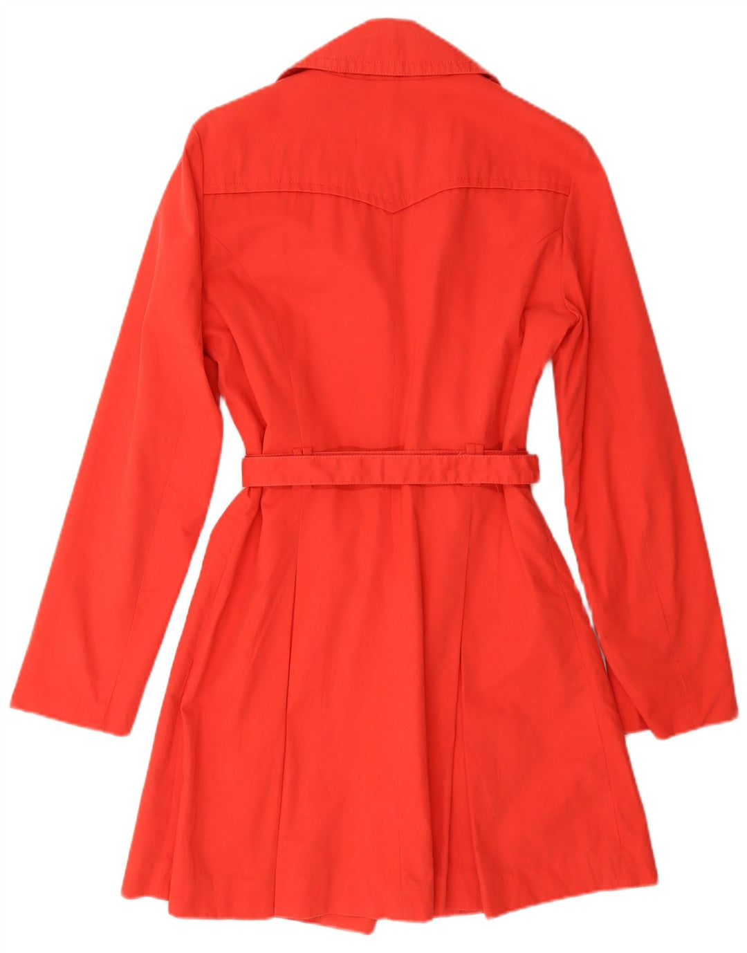 Trench Coat feminino Benetton IT 44 médio algodão vermelho
