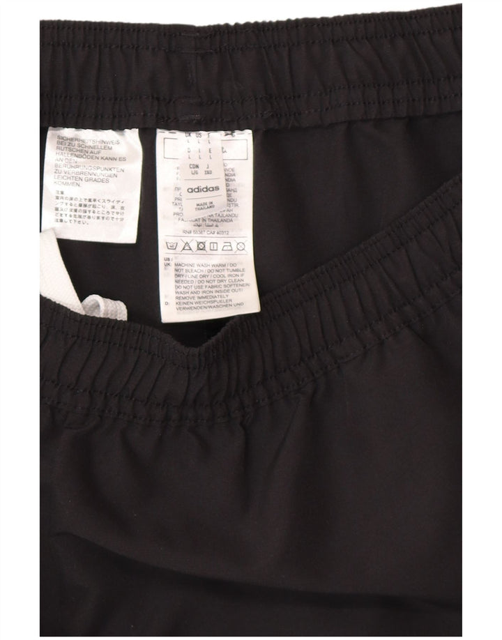 ADIDAS Mens Aeroready Tracksuit Trousers Large  Black Polyester