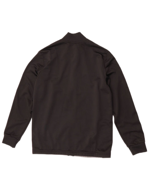Adidas - Chaqueta de chándal para niño, 11-12 años, color negro, deportivo