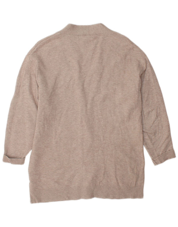 Pulover cardigan supradimensionat pentru femei Marks & Spencer UK 10 Small Beige Viscose