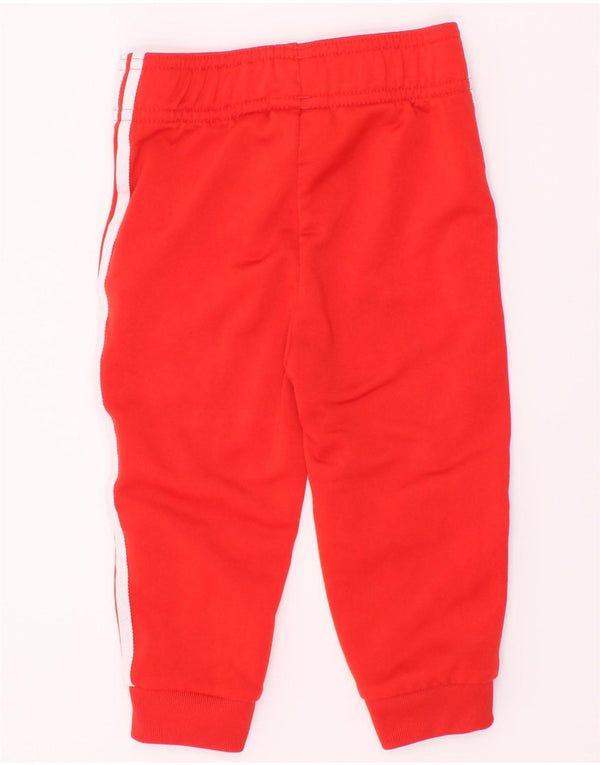 Adidas Pantalon de Survêtement Joggers Bébé Fille 12-18 Mois Rouge Polyester
