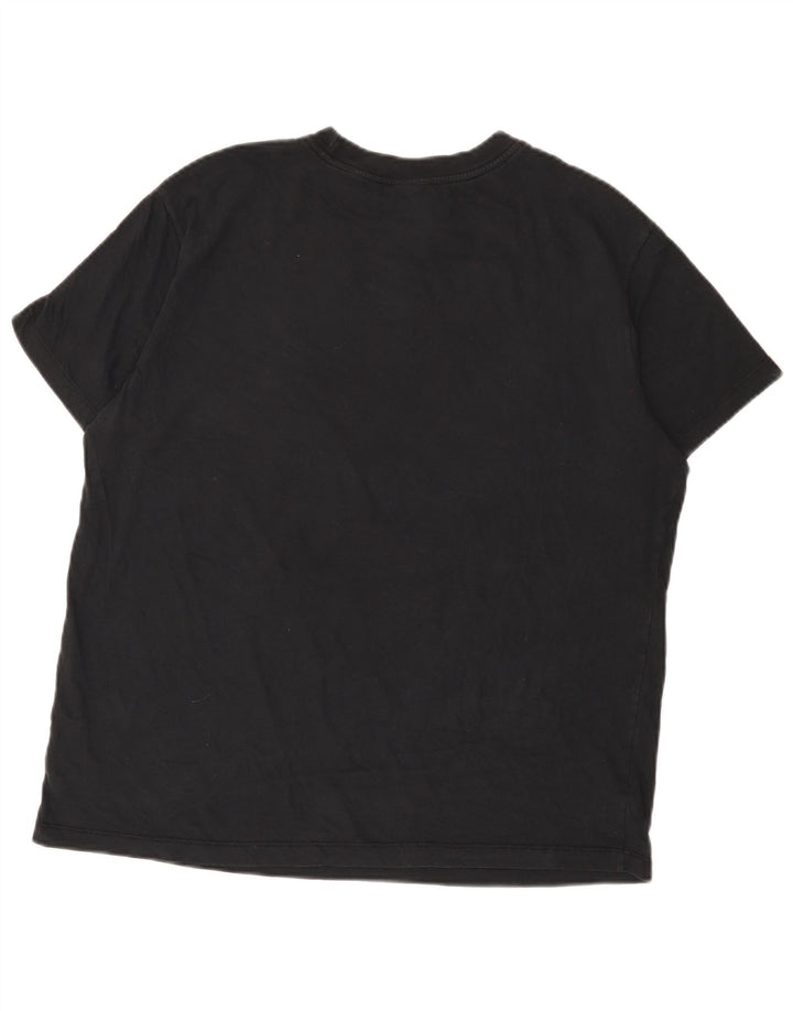 Nike Mens Oversized Graphic T-Shirt Top Medium Black Cotton