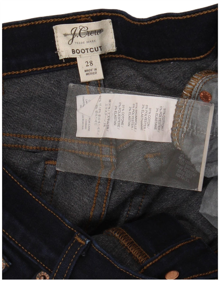 Jeans bootcut da donna J. Crew W28 L32 cotone blu navy