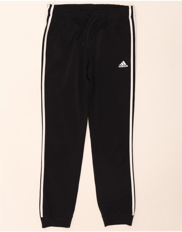 Adidas Womens Tracksuit Trousers Joggers UK 12/14 Medium Black Polyester