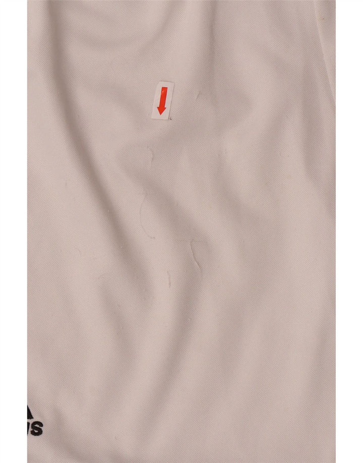 ADIDAS Boys Climalite Sport Shorts 11-12 Years  White Polyester