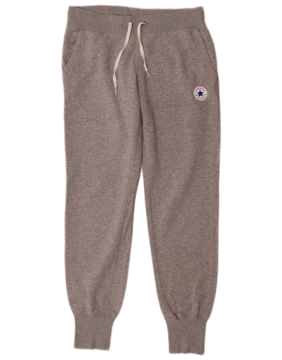 Converse Mens Tracksuit Trousers Joggers Small Grey Flecked Cotton