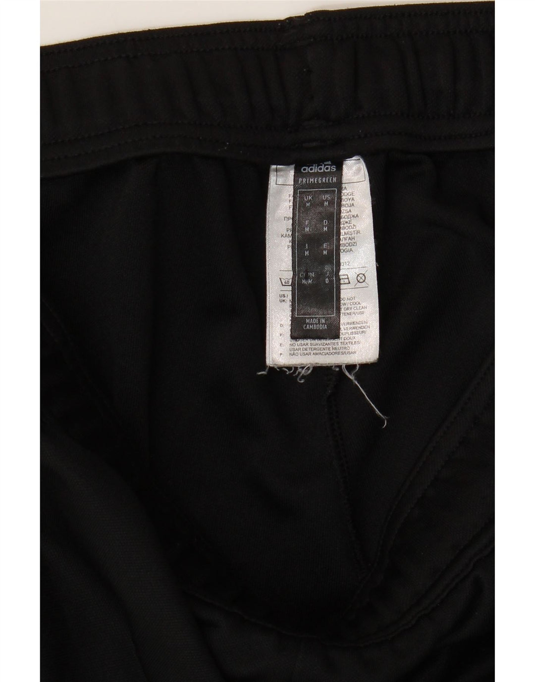 Adidas Mens Tracksuit Trousers Medium  Black Polyester