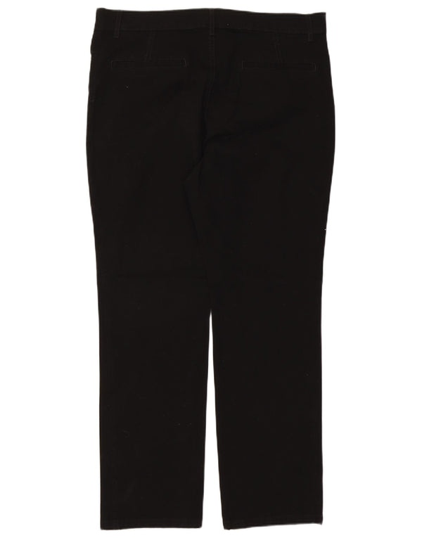 Marks & Spencer Lige fritidsbukser til kvinder UK 18 XL W38 L30 Sort