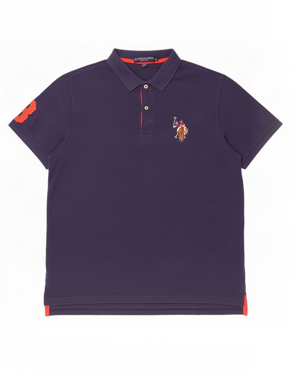 Asociación de Polo de EE. UU. Polo Gráfico Hombre XL Algodón Azul Marino