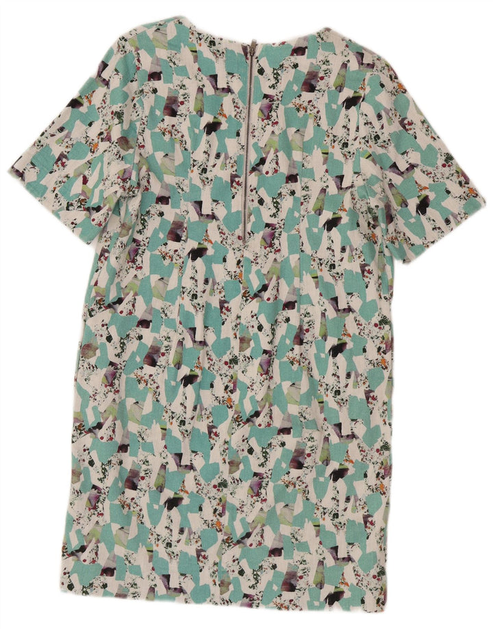 Cos Womens Regular Shift Kjole EU 38 Medium Flerfarvet geometrisk bomuld