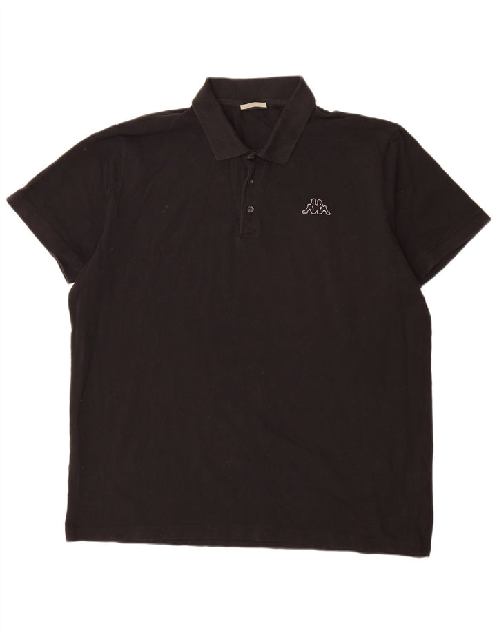 Polo Kappa Uomo 2XL Cotone Nero