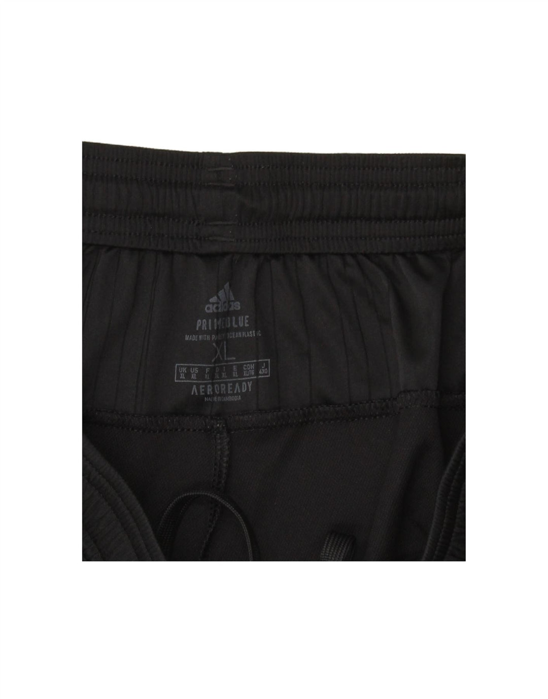 ADIDAS Mens Aeroready Sport Shorts XL Black Polyester Vintage Adidas and Second-Hand Adidas from Messina Hembry 
