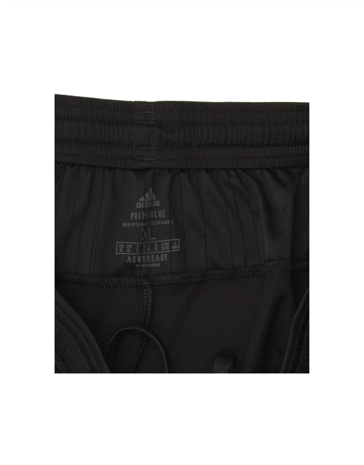 ADIDAS Mens Aeroready Sport Shorts XL Black Polyester Vintage Adidas and Second-Hand Adidas from Messina Hembry 