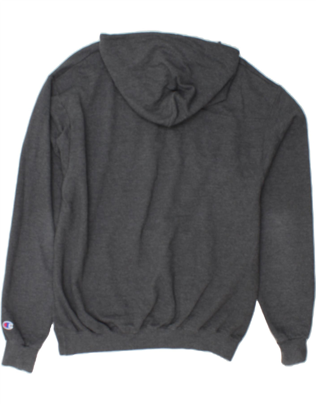CHAMPION Mens Graphic Hoodie Jumper Large Grey Cotton Vintage Champion and Second-Hand Champion from Messina Hembry 