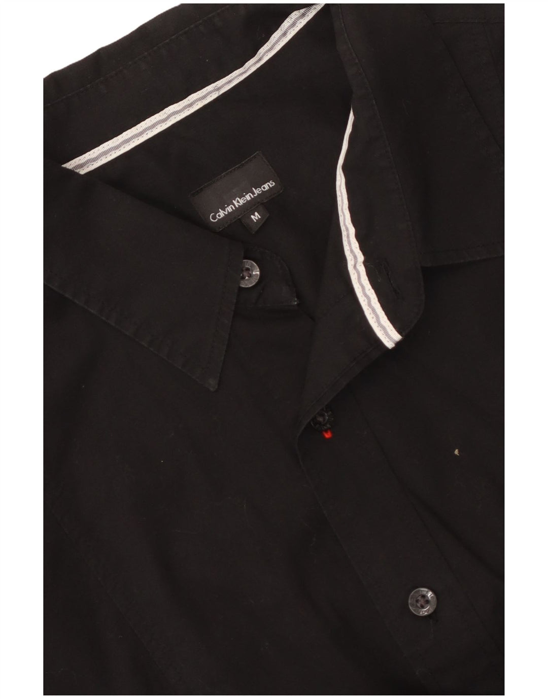Camicia da uomo Calvin Klein Jeans nera media