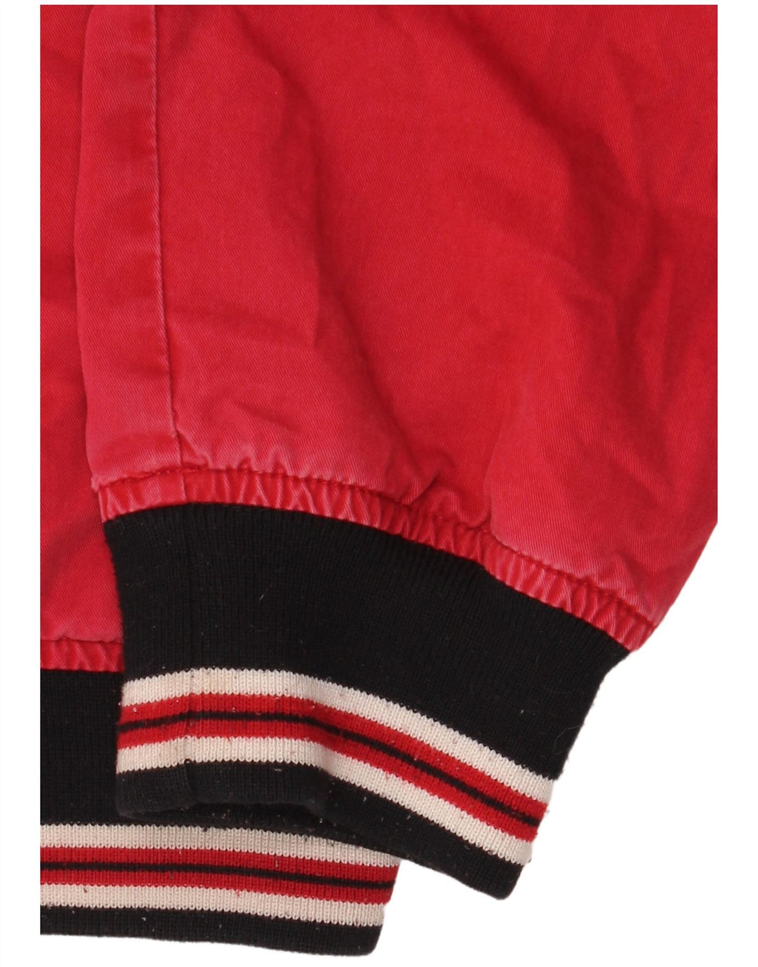 Gant Mens Bomber Jacket UK 36 Small Red Colourblock Cotton