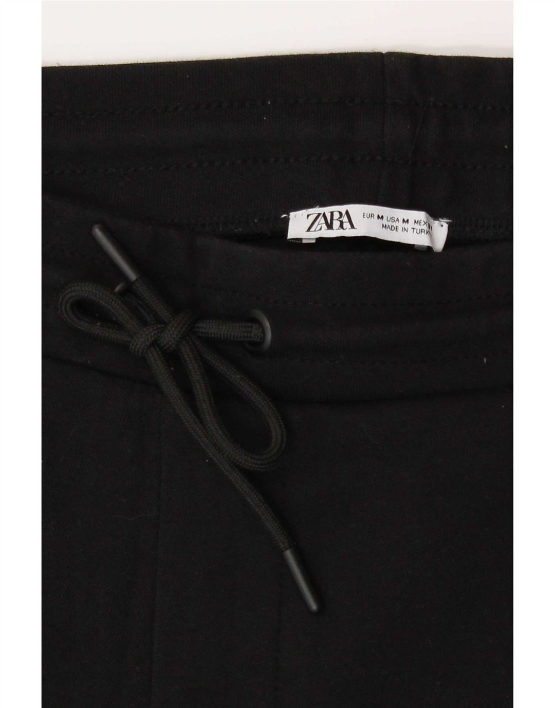 Pantaloncini sportivi da uomo Zara medi in cotone nero