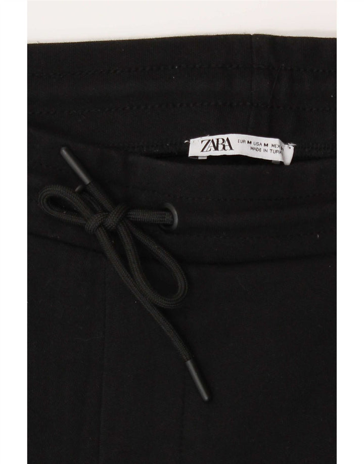 Pantaloncini sportivi da uomo Zara medi in cotone nero