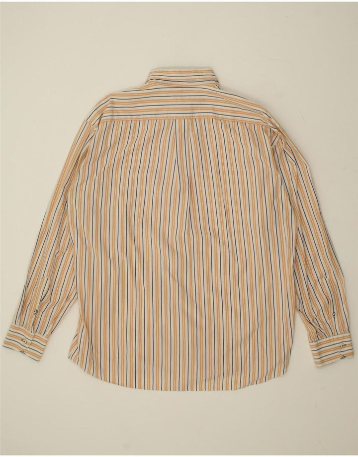 NAVIGARE Mens Shirt XL Beige Striped Vintage Navigare and Second-Hand Navigare from Messina Hembry 