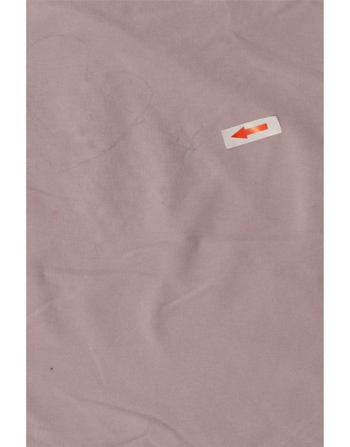 Puma Womens Crop Graphic T-Shirt Top UK 10 Small Grey