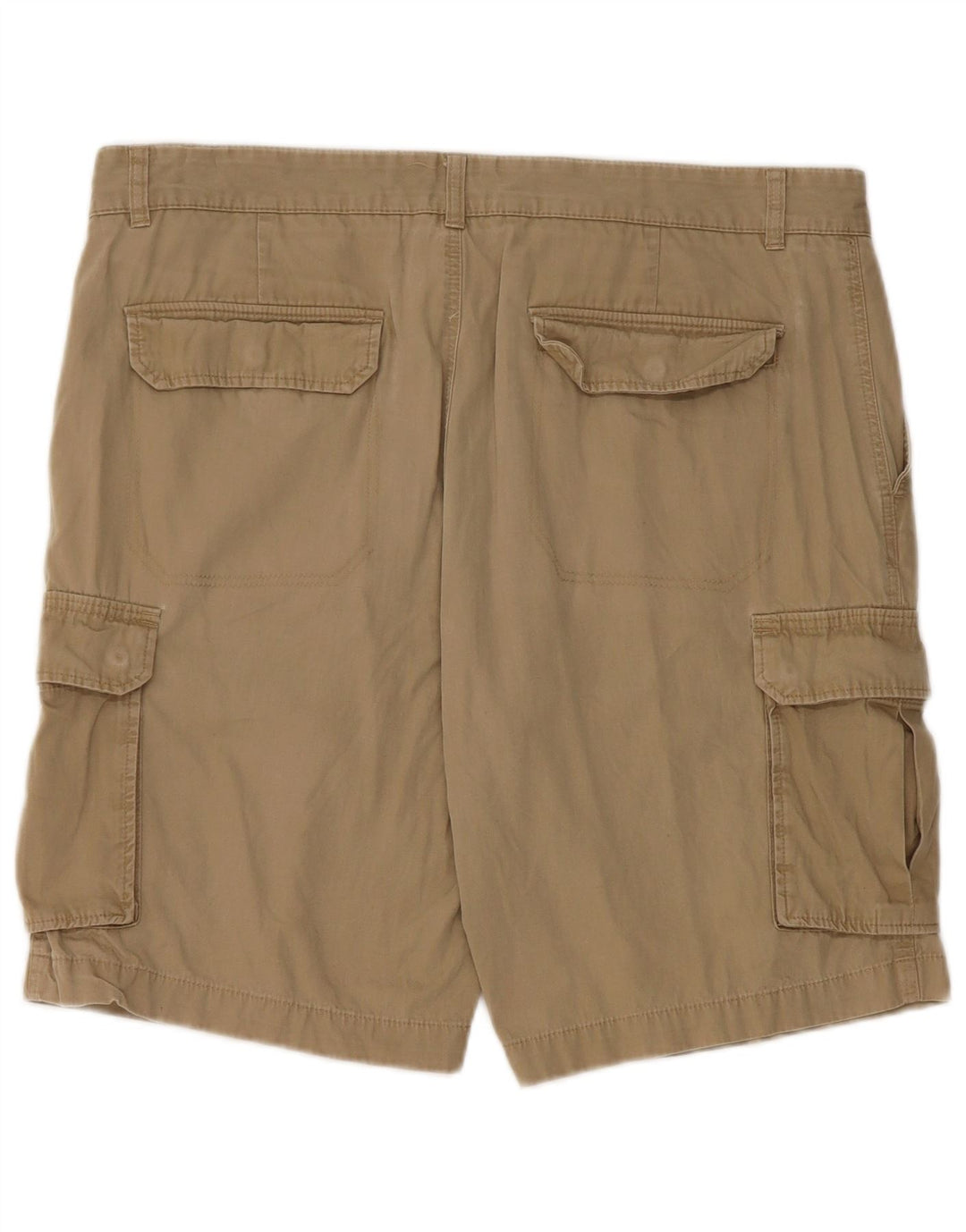 Marks & Spencer Mens Cargo Shorts W36 XL Beige Cotton