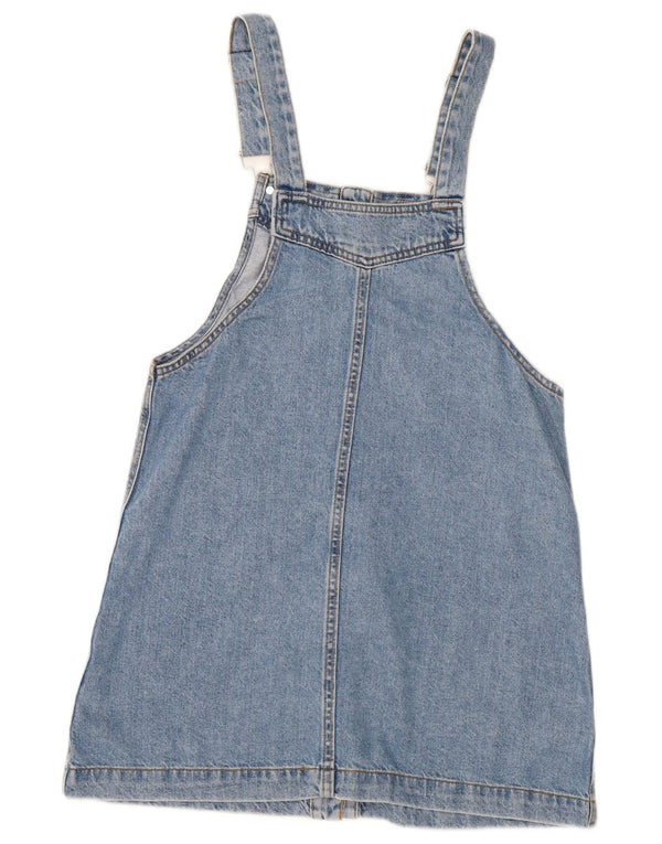Zara Girls Denim Dungaree Φόρεμα 13-14 ετών Μπλε βαμβακερό