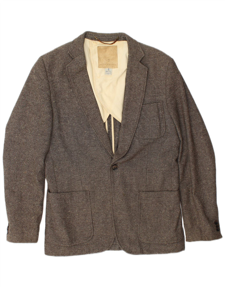 SCOTCH & SODA Mens 1 Button Blazer Jacket IT 48 Medium Brown