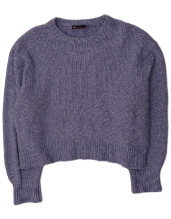 Marks & Spencer Damski sweter z dekoltem w łódkę, UK 18 XL, niebieski