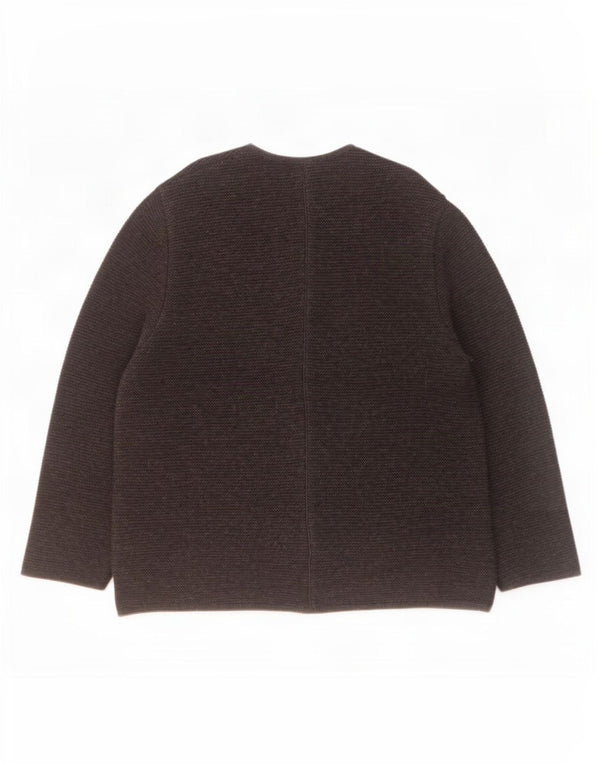 Gossl Mens V-Neck Jumper Sweater EU 54 XL Black Wool