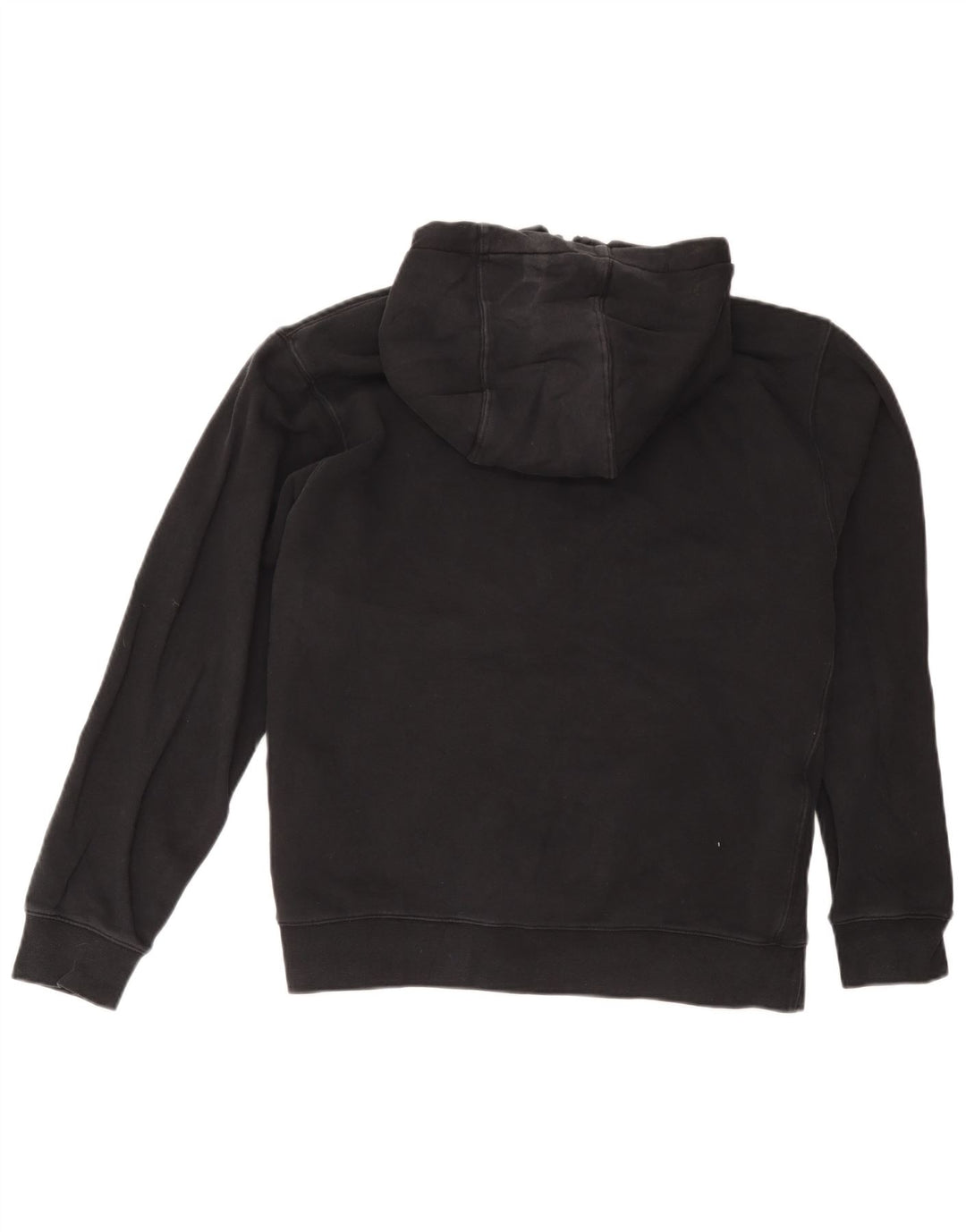 Nike Mens Zip Hoodie Sweater Large Black Cotton