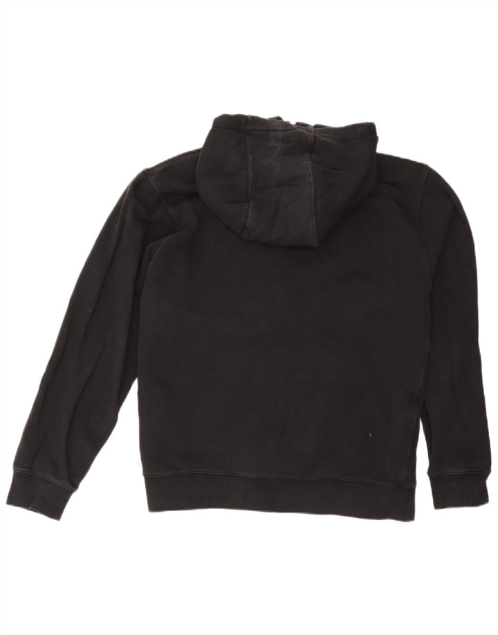 Nike Mens Zip Hoodie Sweater Large Black Cotton