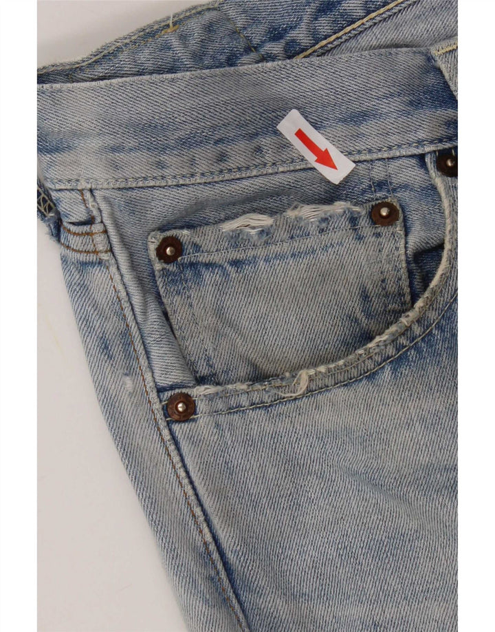 Levi's Uomo 503 Jeans dritti invecchiati W32 L33 Blu