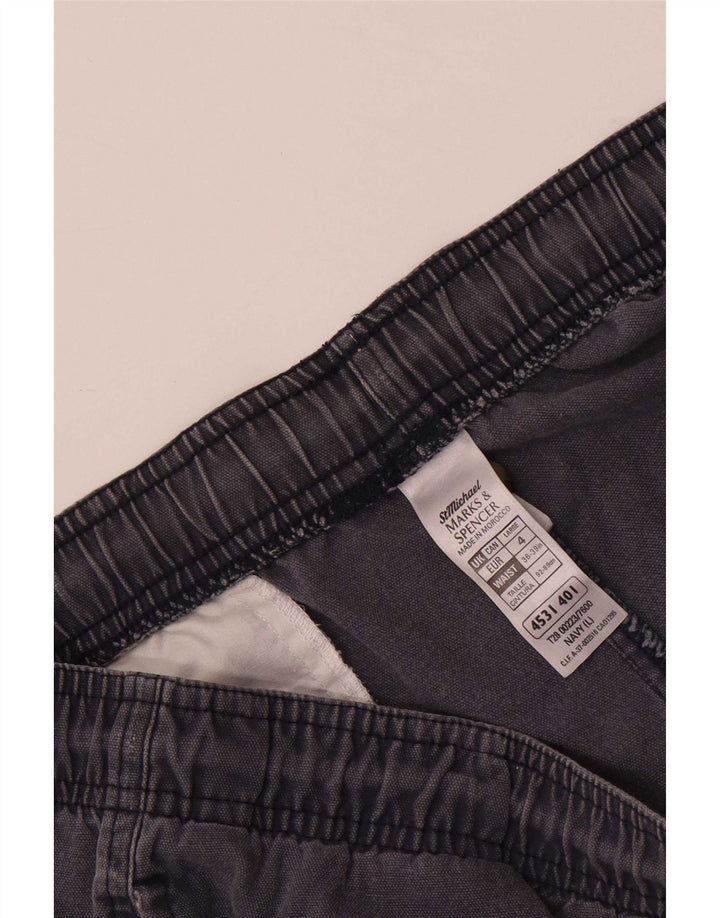Marks & Spencer Mens Sport Shorts Large Navy Blue Cotton