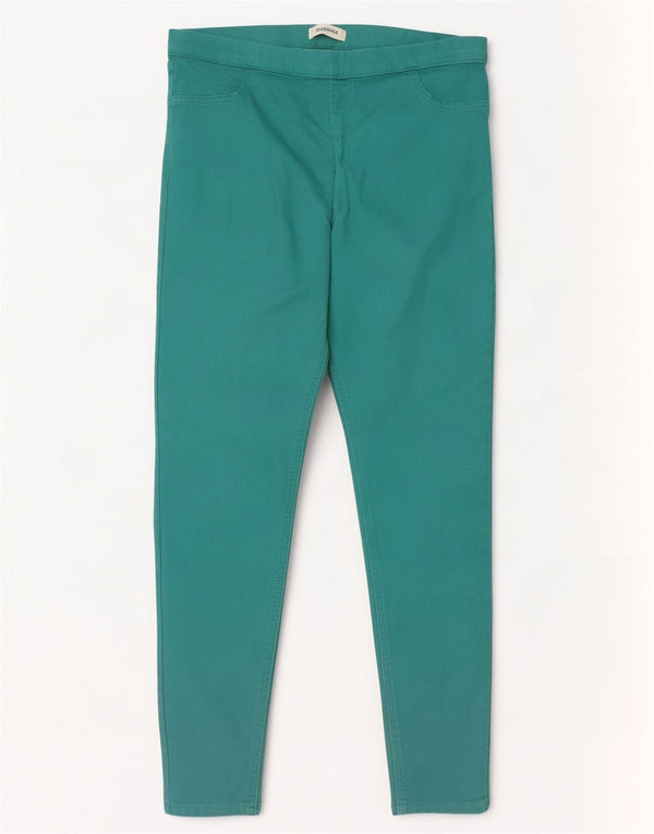 Marks & Spencer Womens Jegging Jeans UK 16 Large W34 L27 Green Cotton