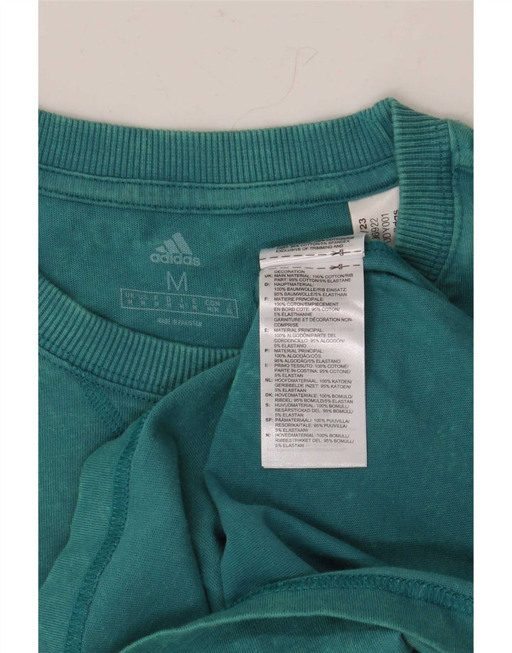 Adidas T-Shirt Homme Top Bleu Moyen Coton