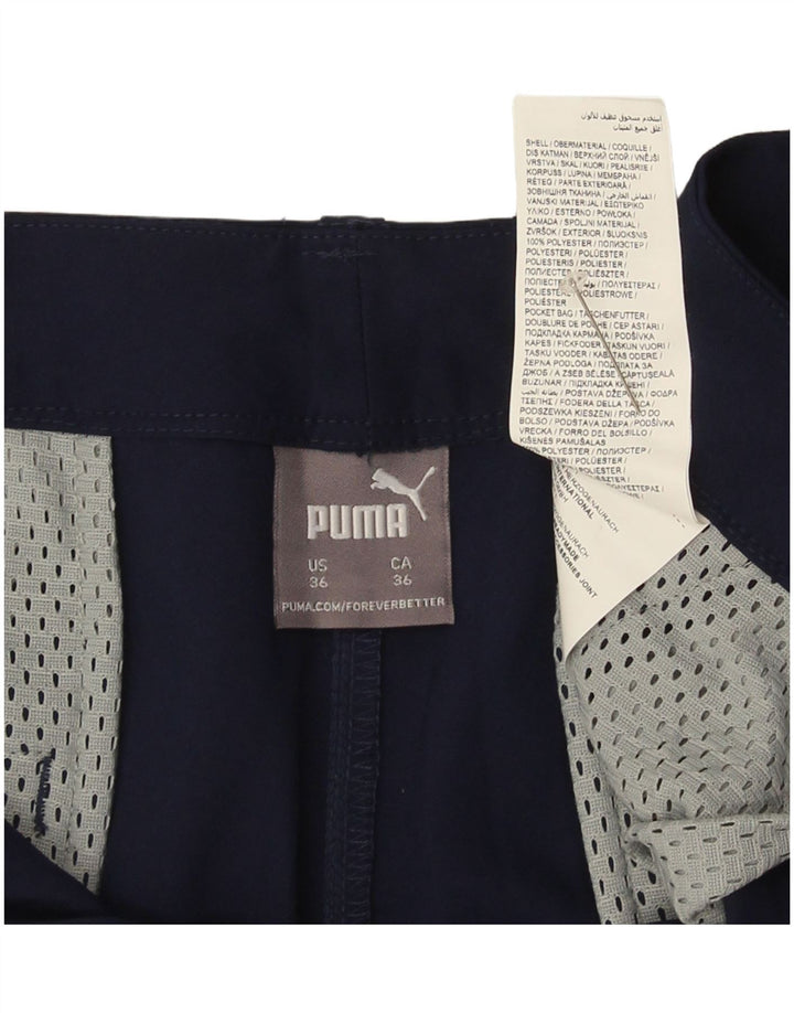 Puma Herre Chino Shorts W36 Large Navy Blue Polyester